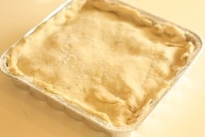 Freezer Pot Pie Recipe with Fresh Herb Crust. Double the recipe and make two pies! One for tonight, and one for the freezer.